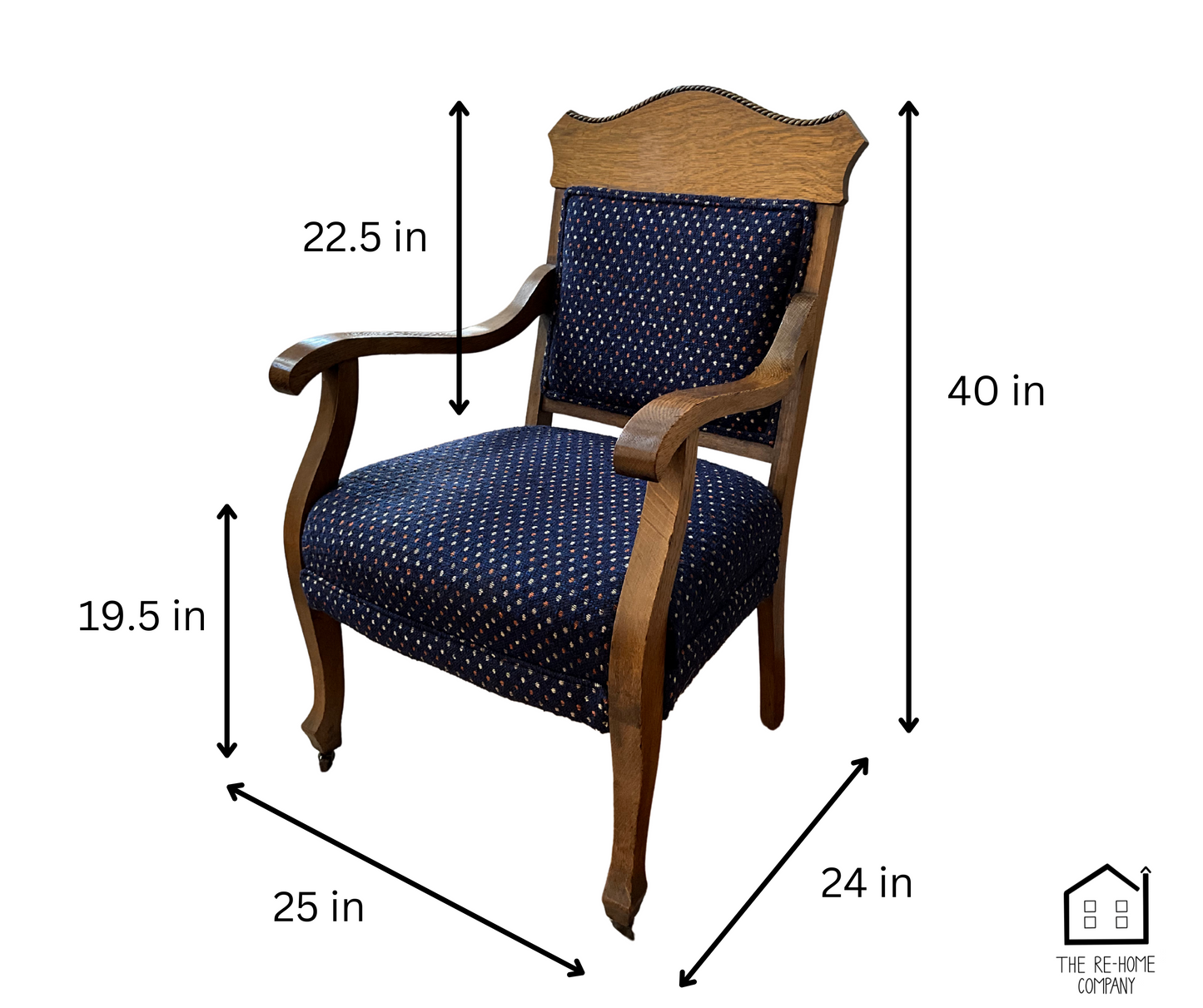 AntiqueWoodenArmchairDimensions