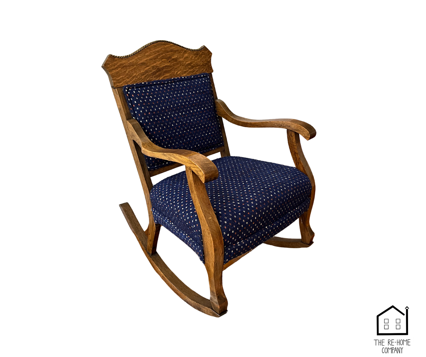 Antique_Wooden_Rocking_Chair_Angled