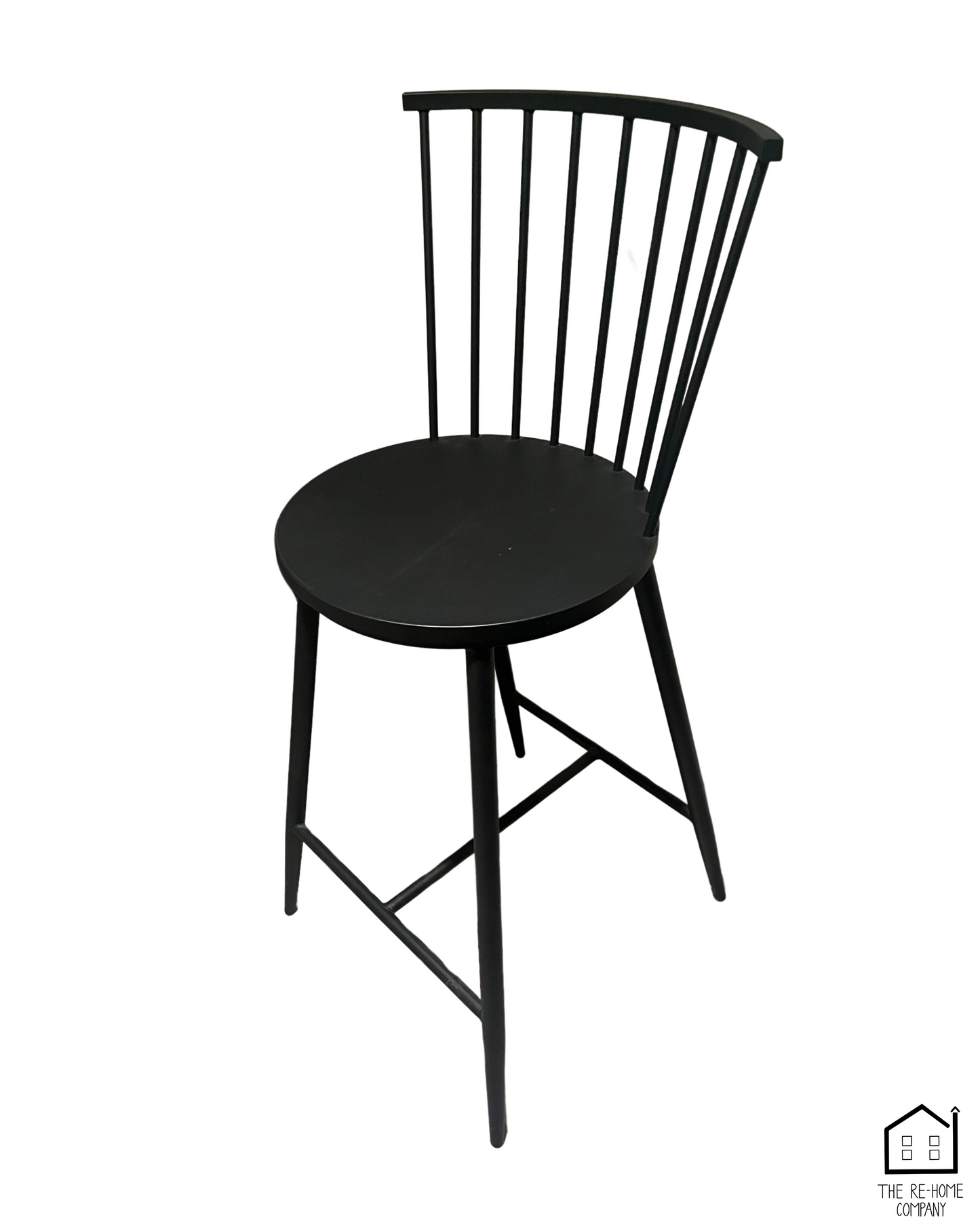 Neal Black Steel Counter Stool