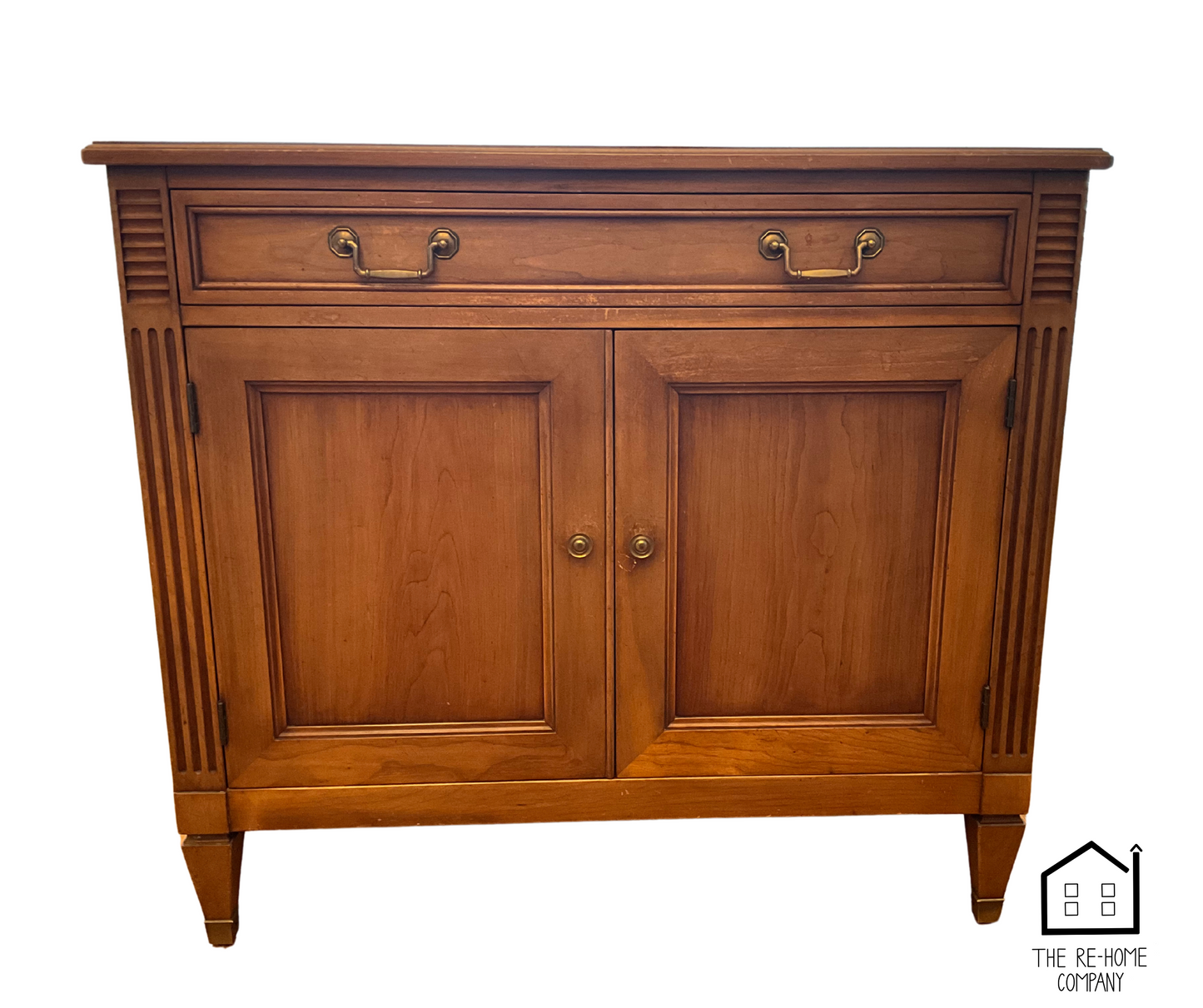 Vintage_Wood_Dining_Room_Furniture_Set_Sideboard_Front